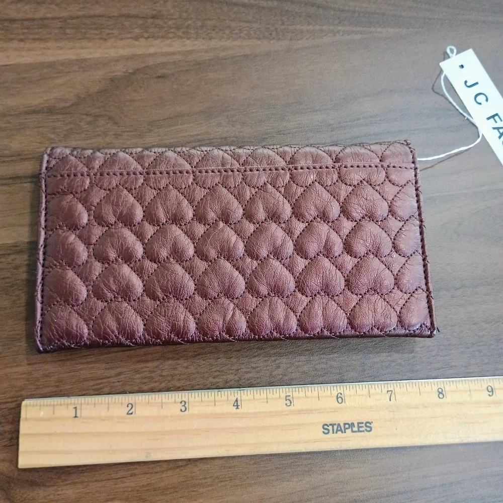 Elegant Brown Vegan Leather Women's Wallet